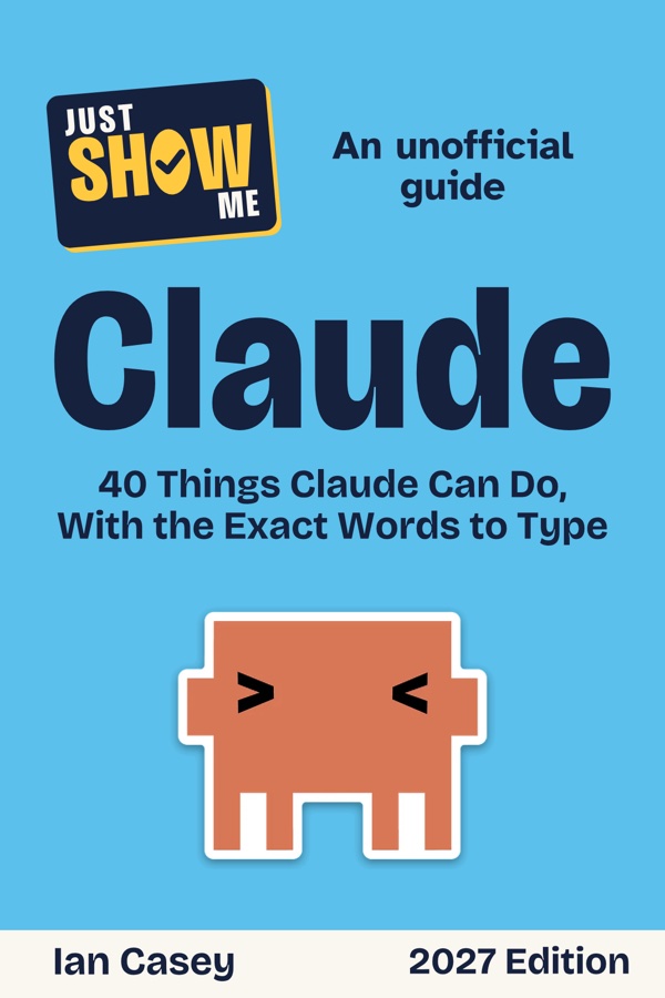 Just Show Me Claude book cover